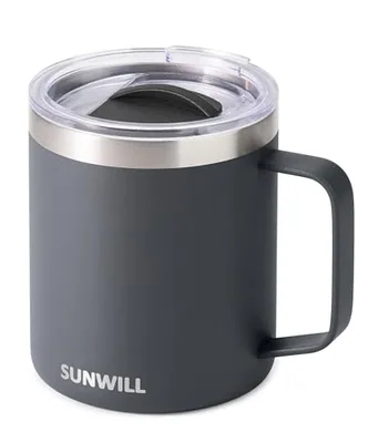 14 oz Coffee Mug with Handle, Charcoal