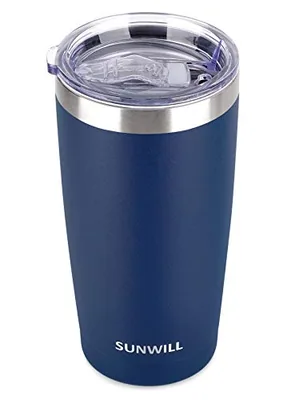 20 oz Travel Tumbler, Navy Blue
