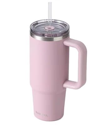 30 oz Straw Tumbler with Handle, Dusty Rose