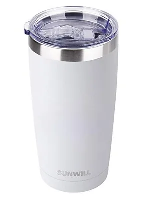 20 oz Travel Tumbler, White