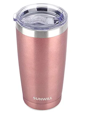 20 oz Travel Tumbler, Rose Gold