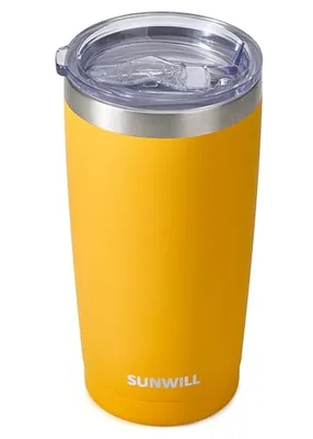 20 oz Travel Tumbler, Yellow