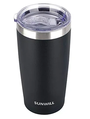 20 oz Travel Tumbler, Black